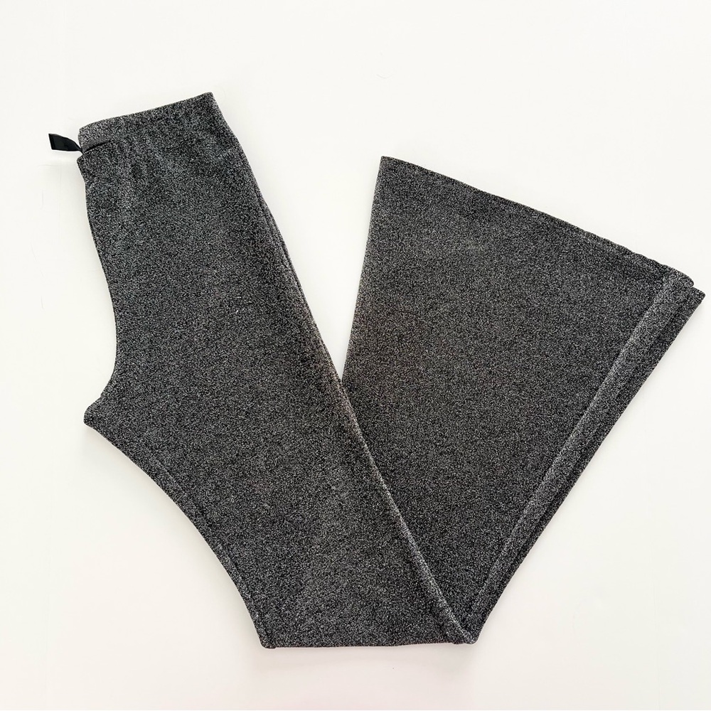 Windsor Sparkly Flare Pants Black/Silver Size S